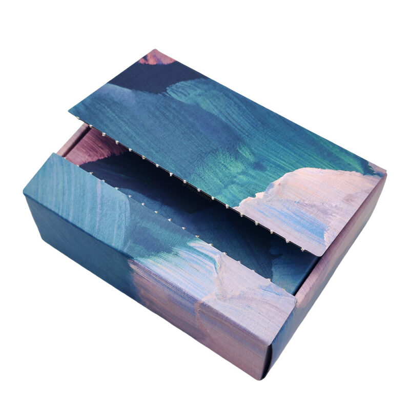 Förpackningar för parfymflaskor Självförseglande lådor med rivremsa Perfume Bottle Packaging Tear Strip Self Sealing Boxes