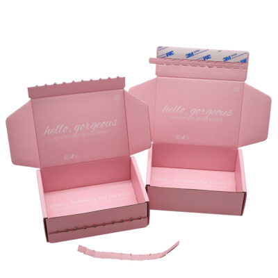 Perfume Self Seal Zipper Tear Strip Mailing Corrugated Boxes