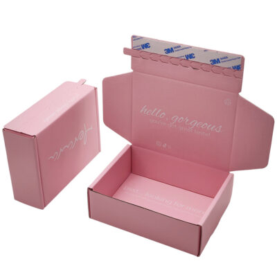 Perfume Self Seal Zipper Tear Strip Mailing Corrugated Boxes