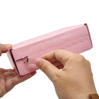 Perfume Self Seal Zipper Tear Strip Mailing Corrugated Boxes