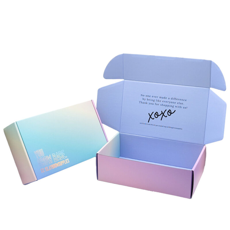 Private Label Perfume Pink Packing Mailer Boxes for Scent