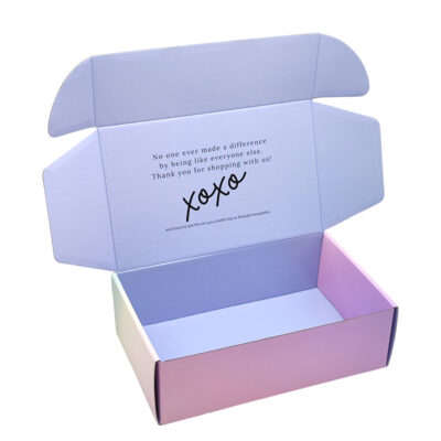 Private Label Perfume Pink Packing Mailer Boxes for Scent