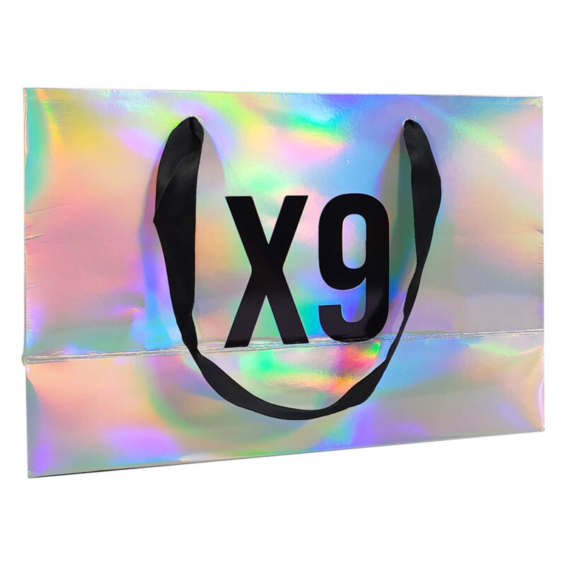 Wholesale Custom Perfume Holographic Gift Paper Bags