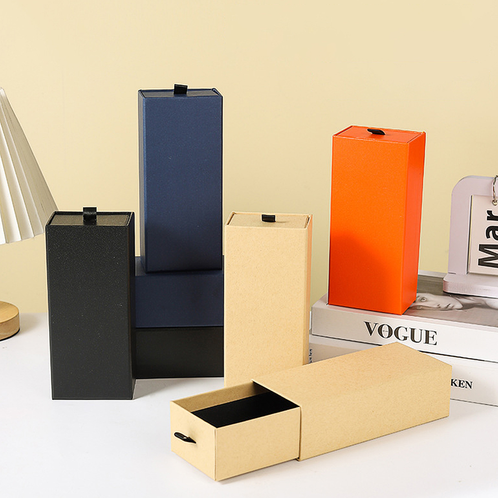 High End Paper Drawer Perfume Boxes ISO14001 Certified