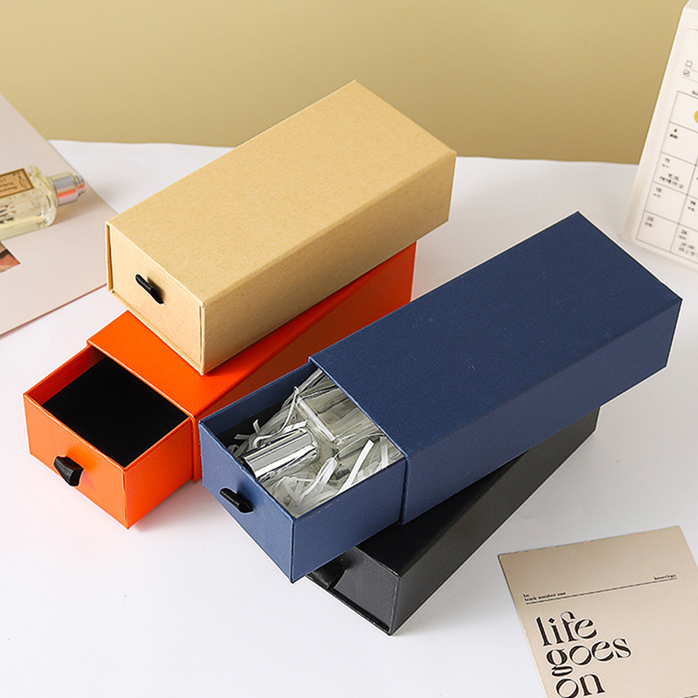 High End Paper Drawer Perfume Boxes ISO14001 Certified