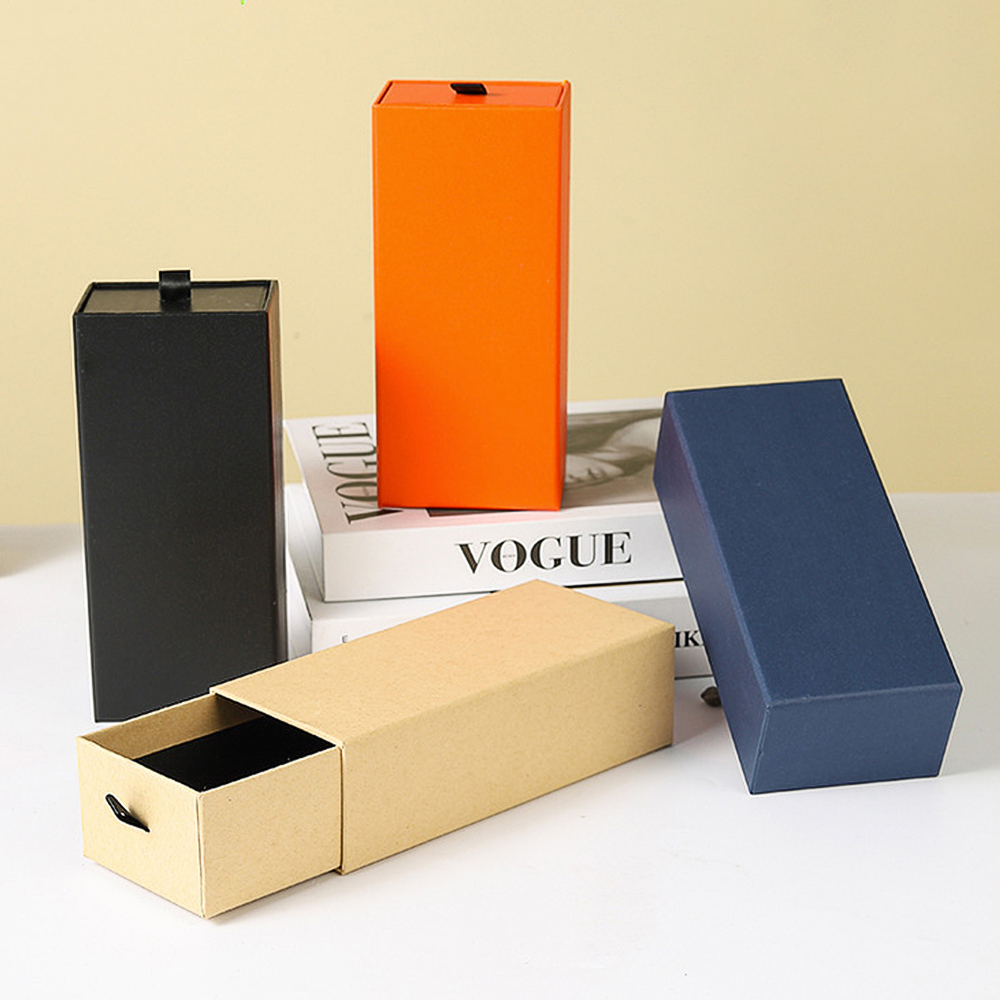 High End Paper Drawer Perfume Boxes ISO14001 Certified